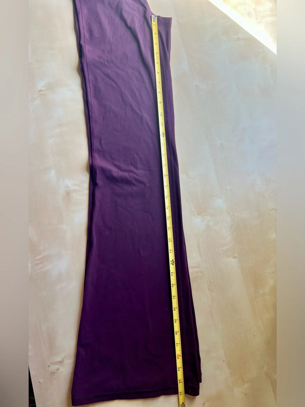 Athleta Purple Elation Flare Pants Size Small Tall - Picture 6 of 8